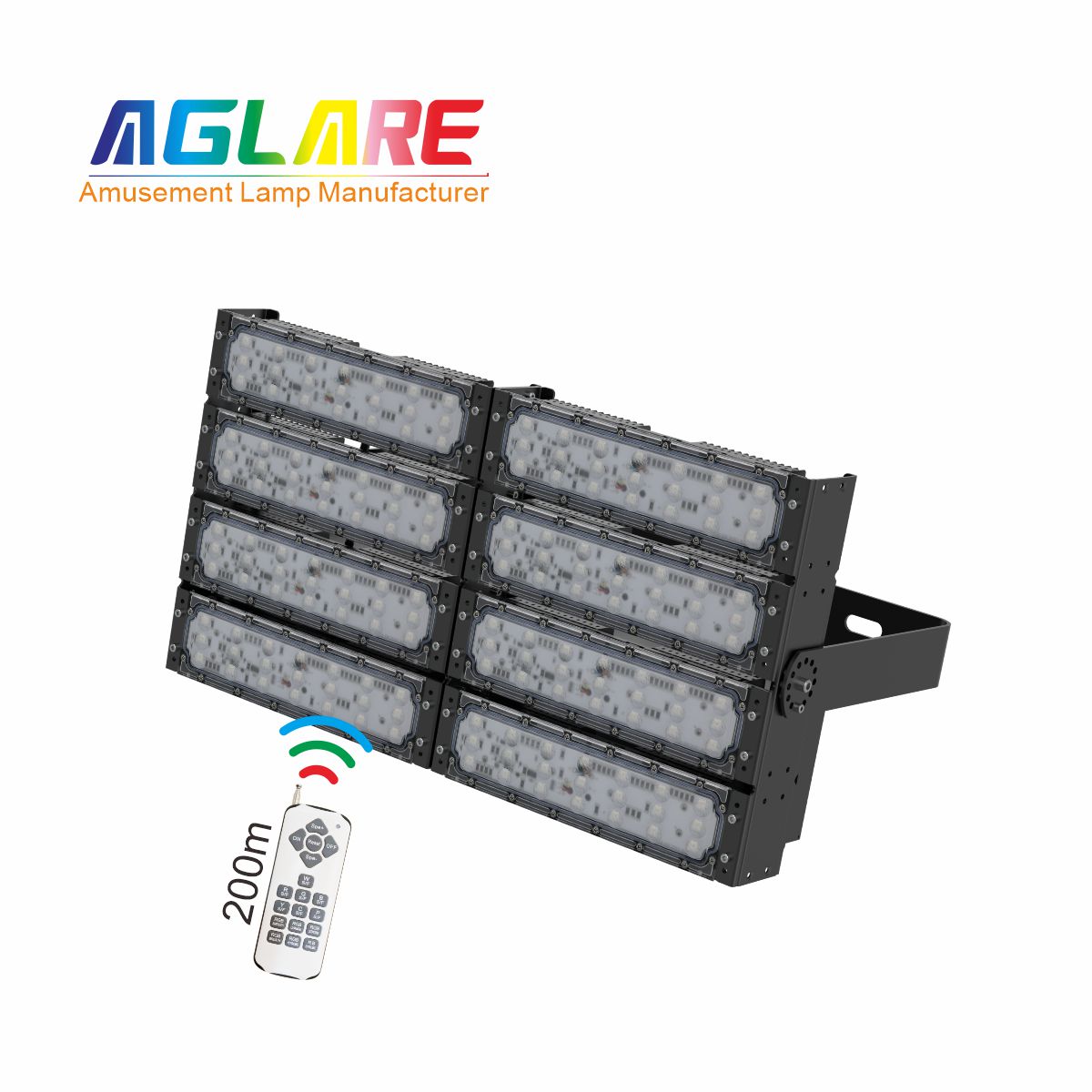 400WLED彩色投光灯泛光灯,变色户外射灯带？？？？？仄